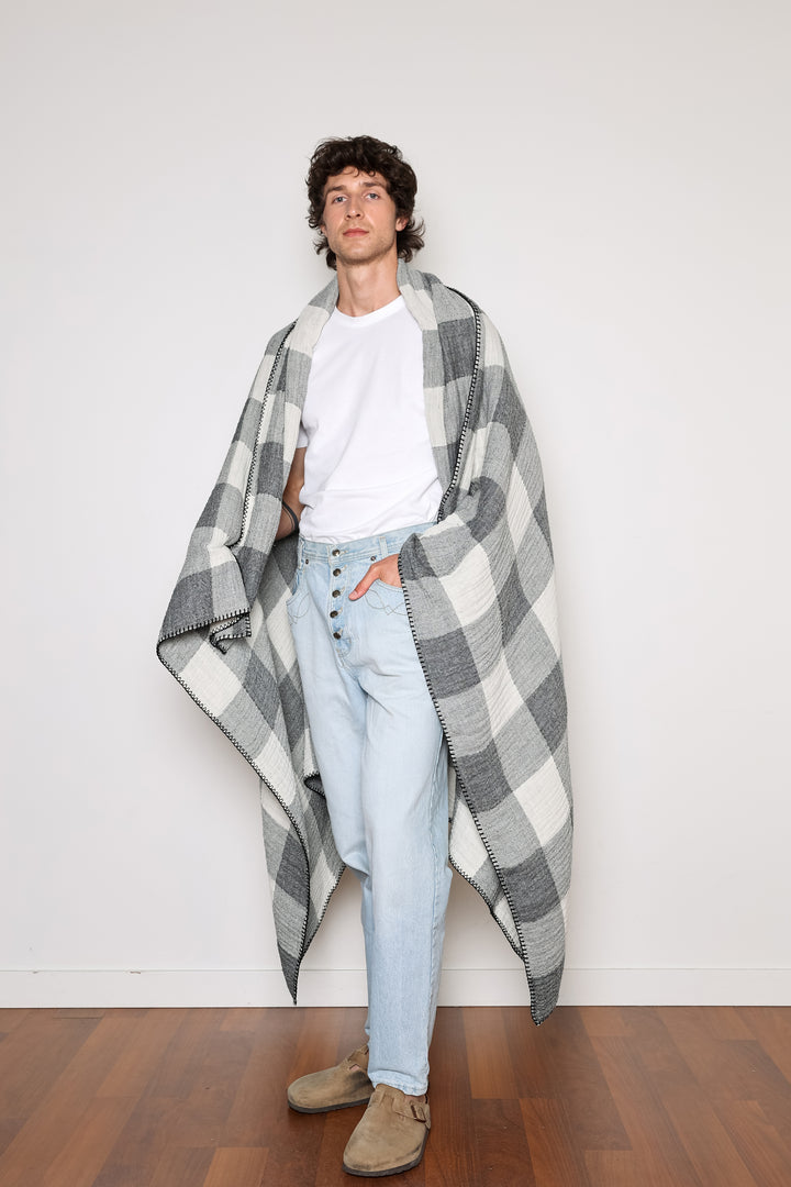 THE WILDER | Plaid Muslin Throw