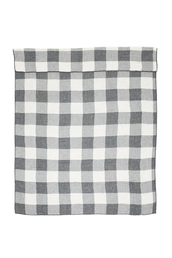 THE WILDER | Plaid Muslin Throw