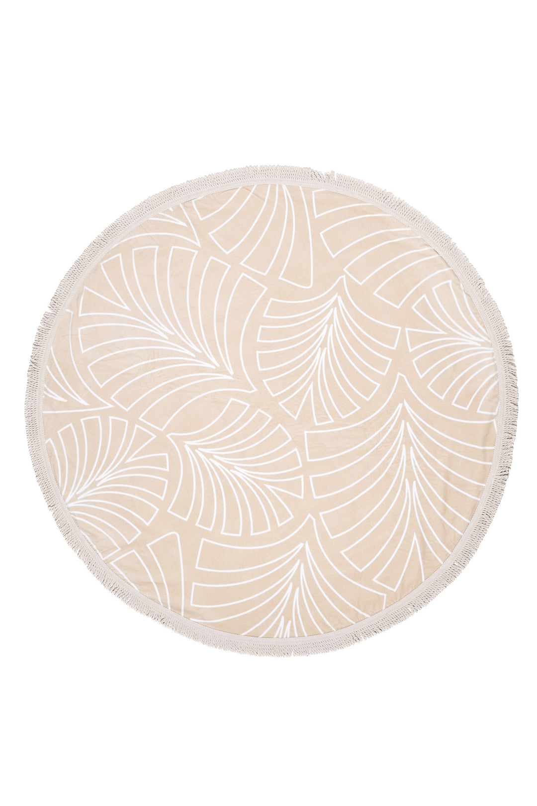 THE PALM | Velour Round Towel