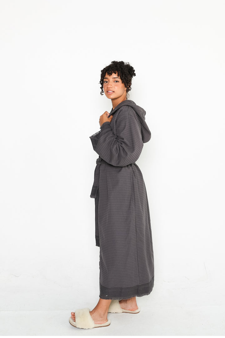 THE SILAS | Hooded Terry Robe Series