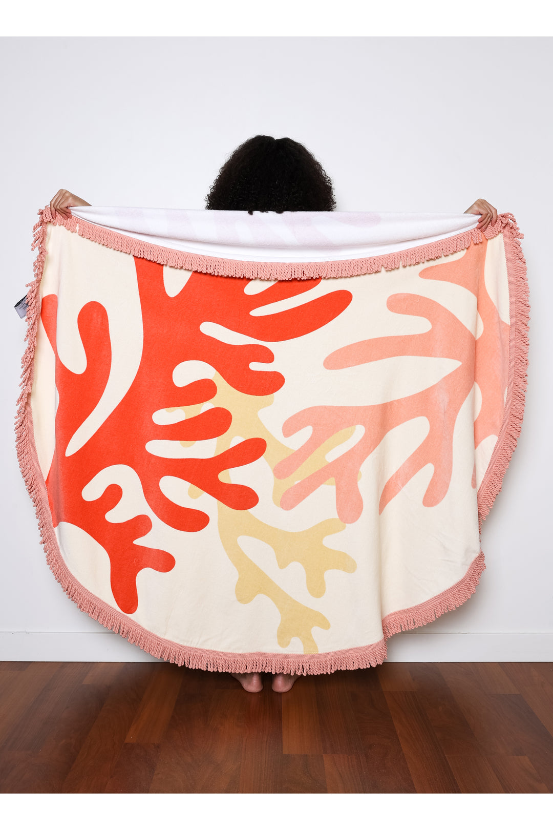 THE CORAL | Velour Round Towel