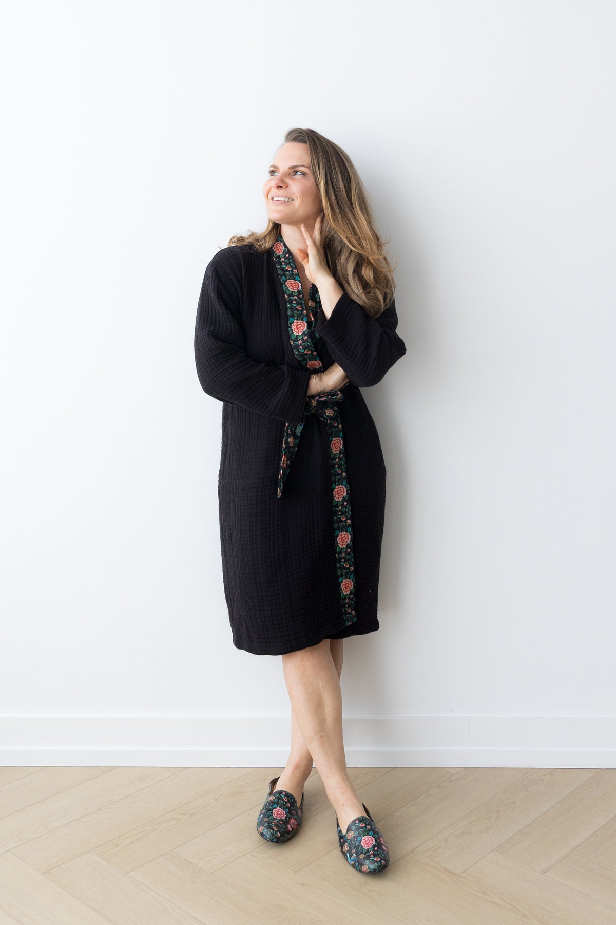 Michelle Robe THE MICHELE | Limited Edition Muslin Robe – Tofino Towel Co.