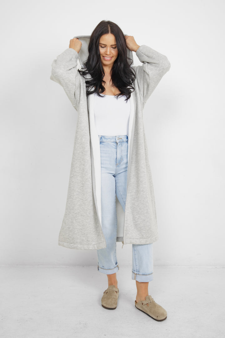 THE RAILS | Terry Zip Cover-Up w/ Hood