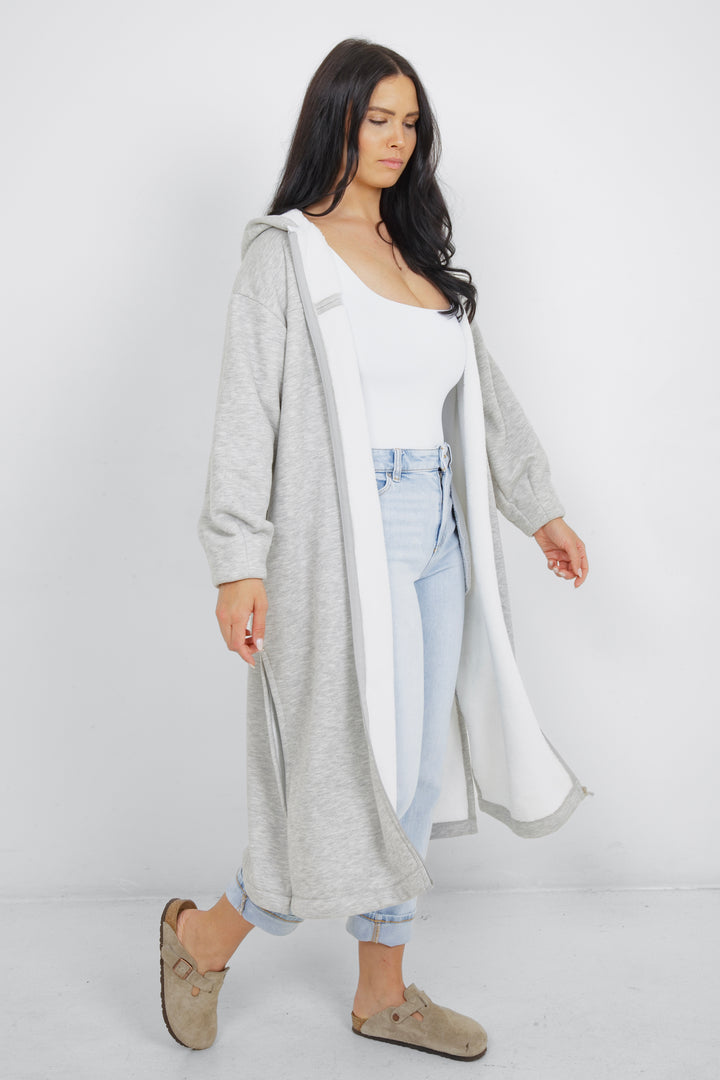 THE RAILS | Terry Zip Cover-Up w/ Hood