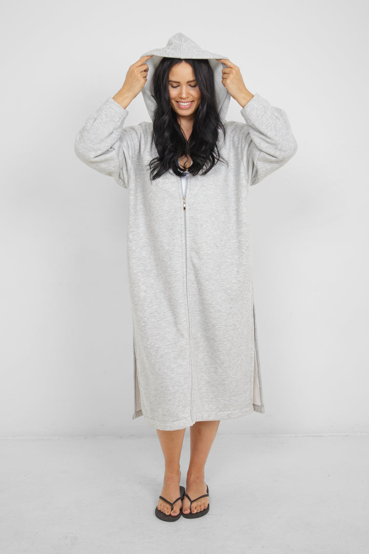 THE RAILS | Terry Zip Cover-Up w/ Hood
