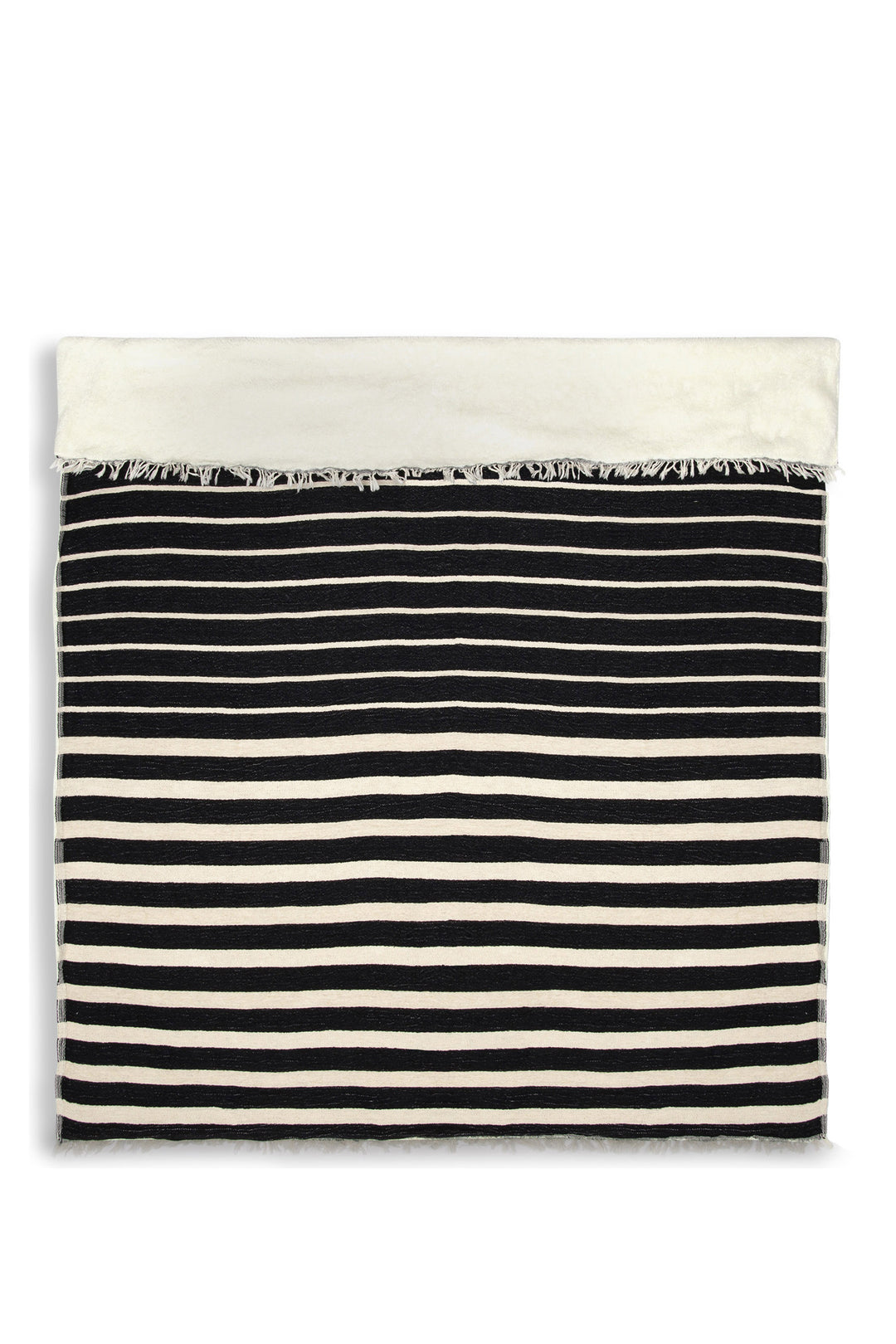 THE WINSLOW  | Striped Linen Blend – Fleece Throw