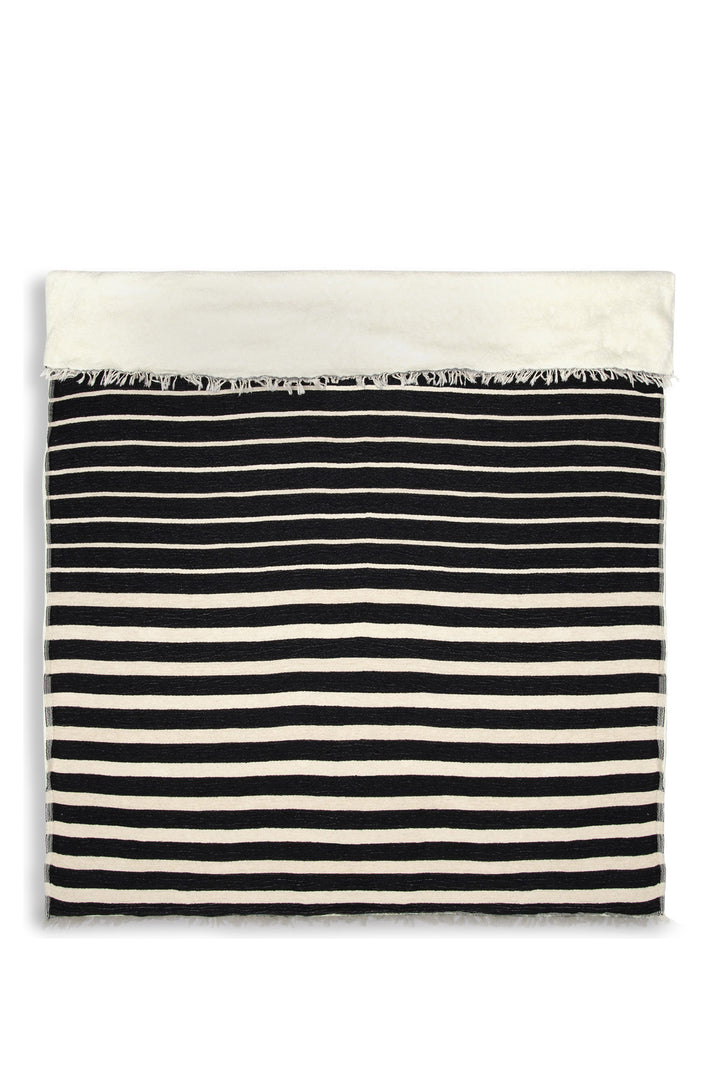 THE WINSLOW  | Striped Linen Blend – Fleece Throw