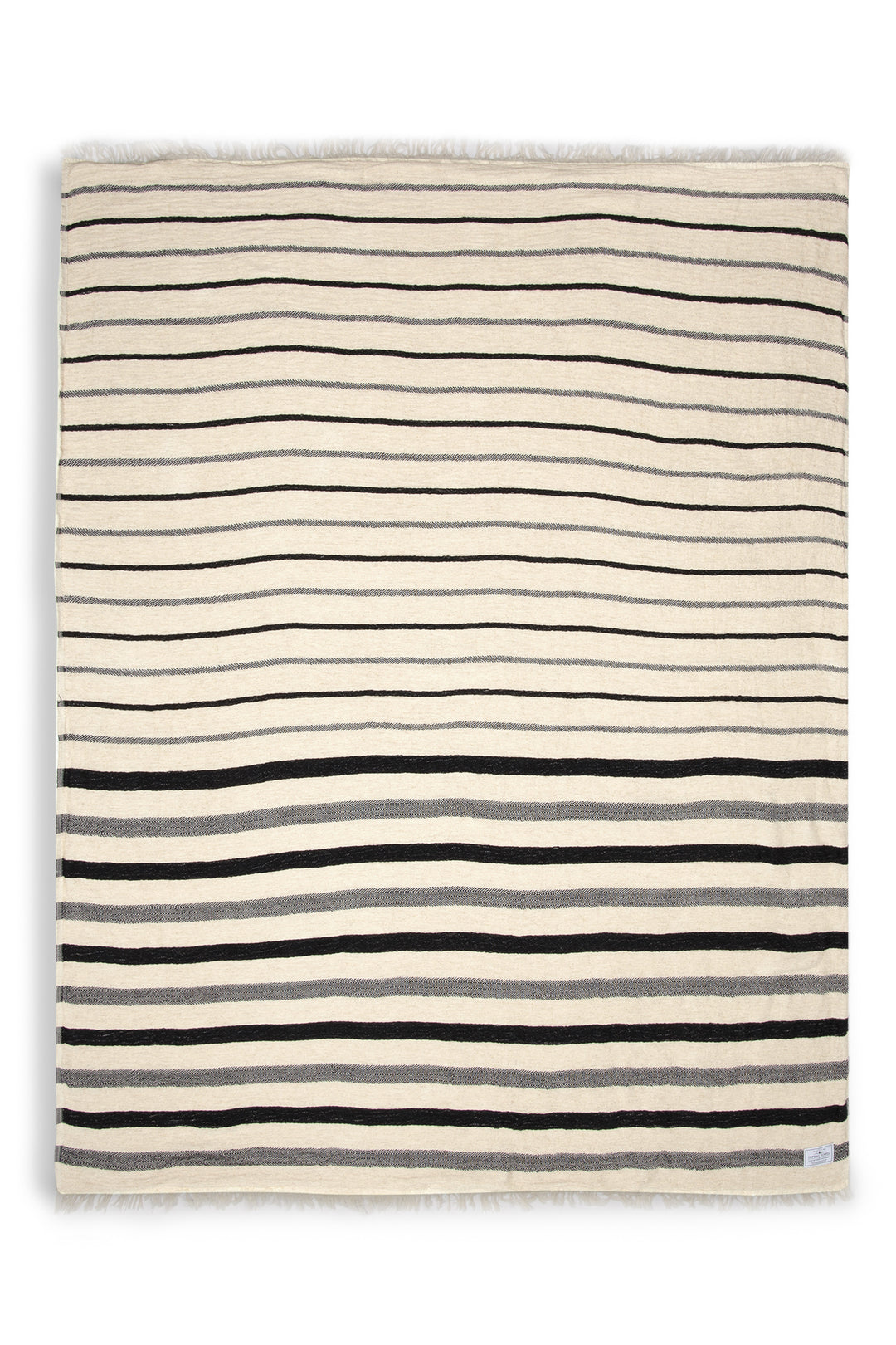THE WINSLOW  | Striped Linen Blend – Fleece Throw