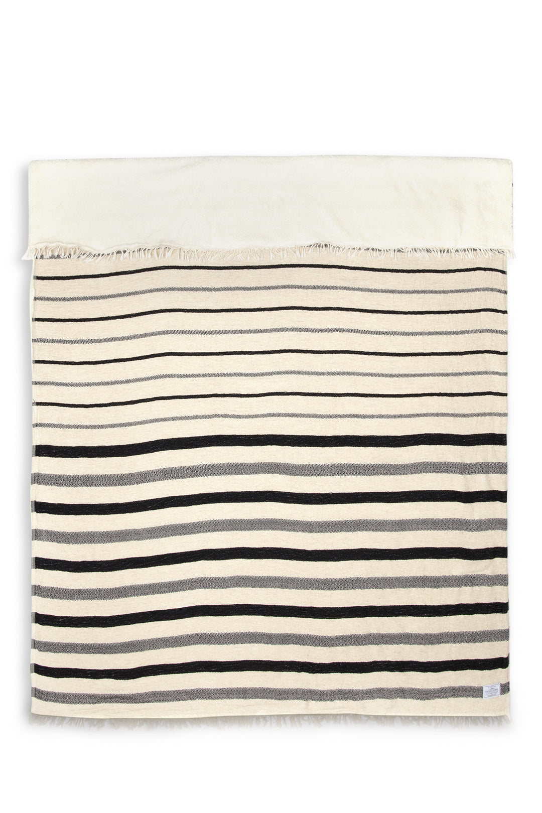 THE WINSLOW  | Striped Linen Blend – Fleece Throw