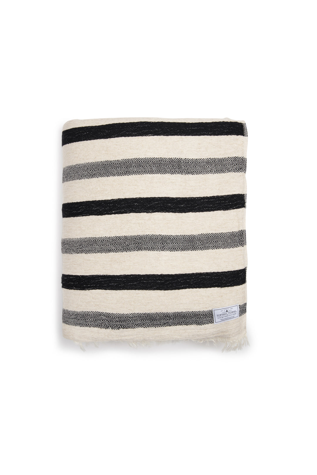 THE WINSLOW  | Striped Linen Blend – Fleece Throw