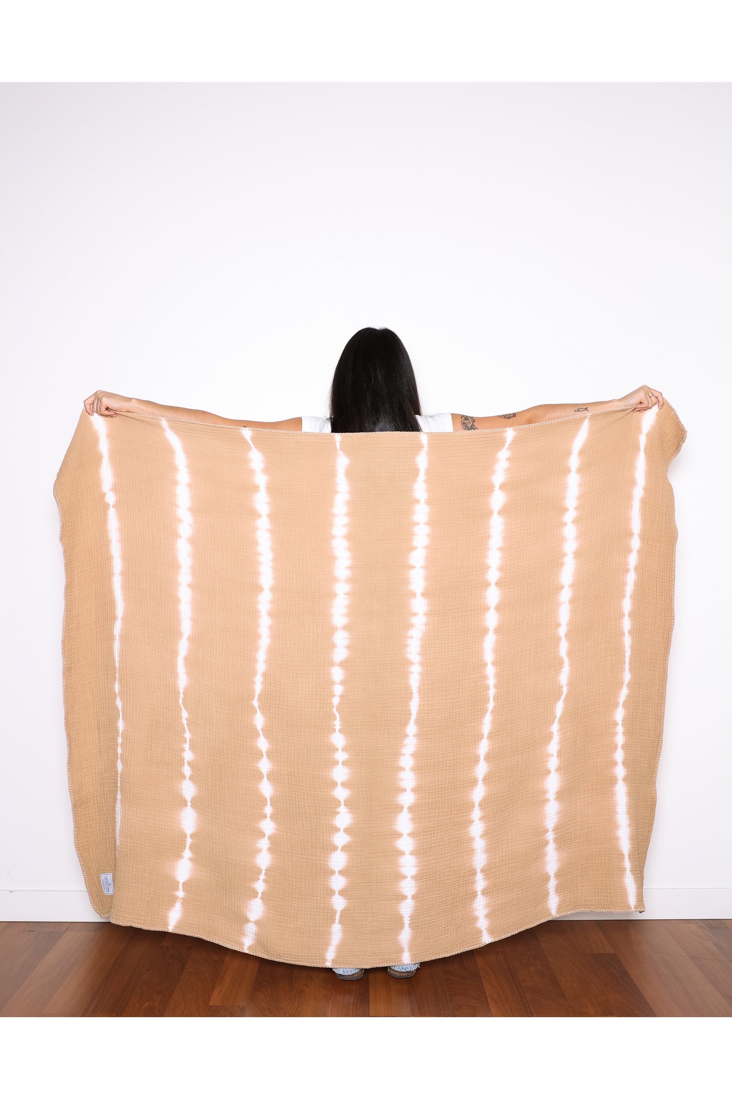 THE SOUL Muslin Throw Tan