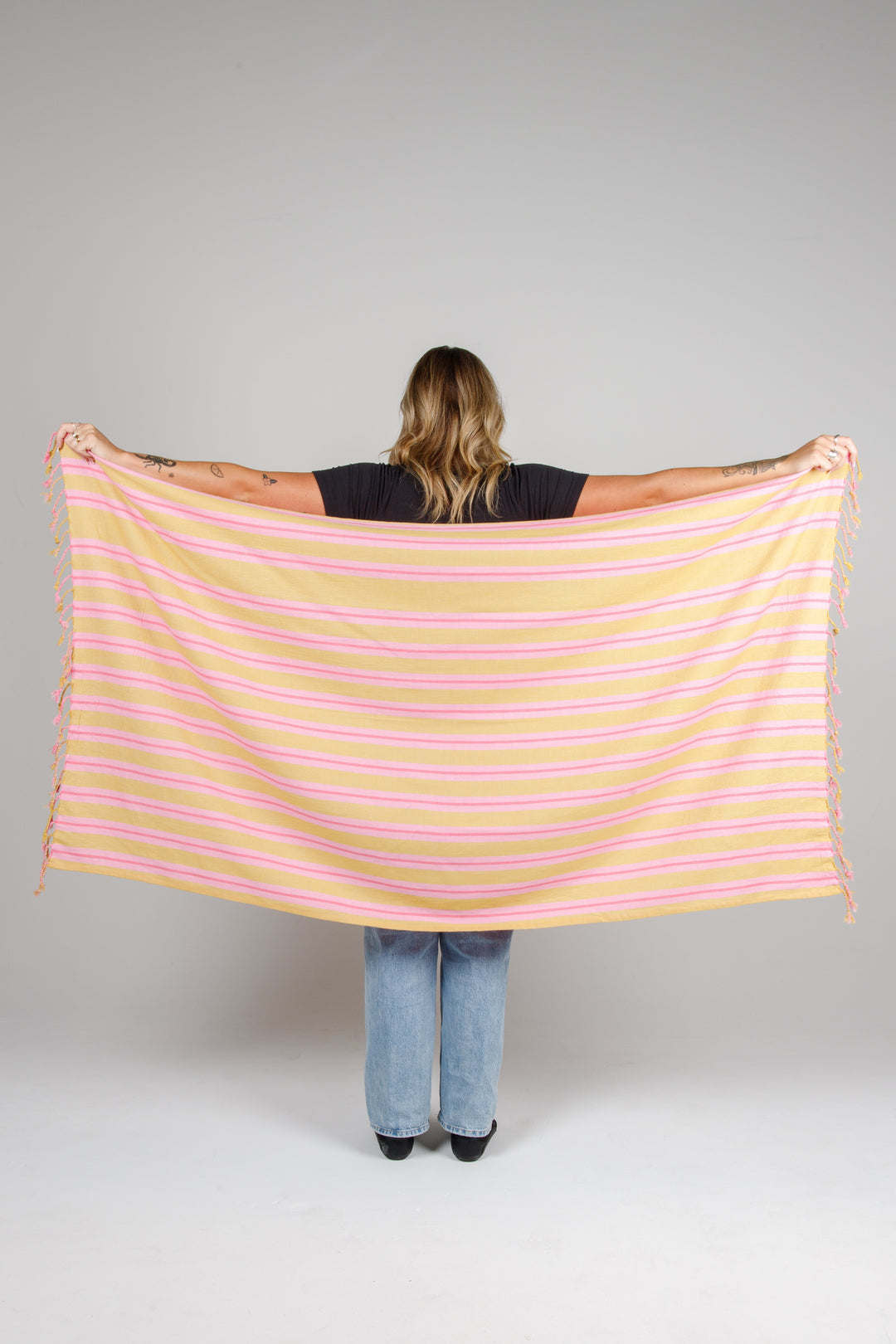 THE MISTRAL | Stripe Tassel Towel