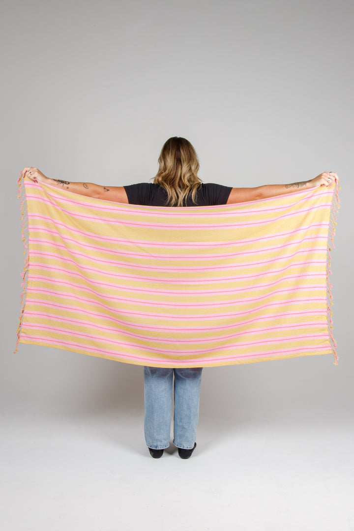 THE MISTRAL | Stripe Tassel Towel