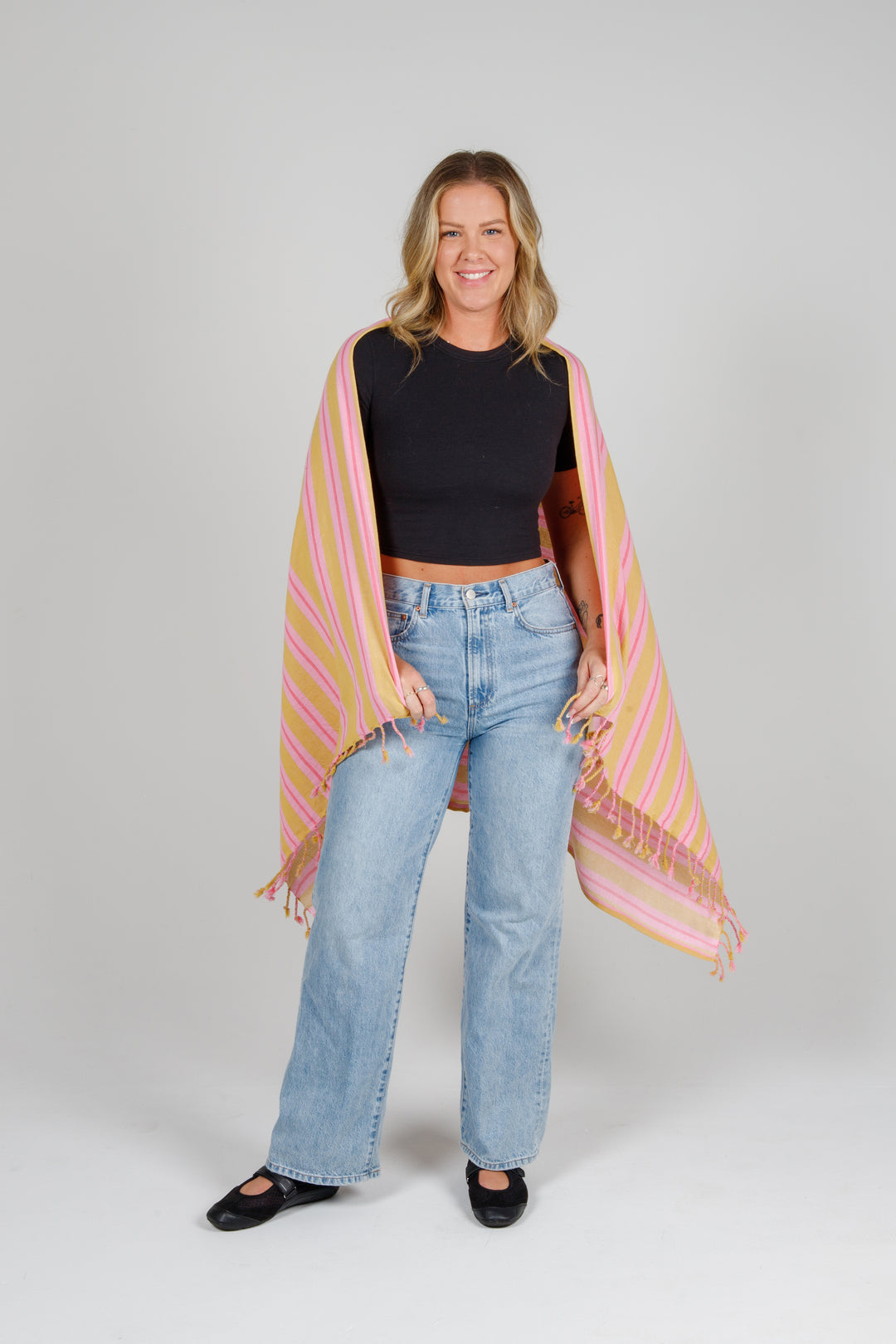 THE MISTRAL | Stripe Tassel Towel