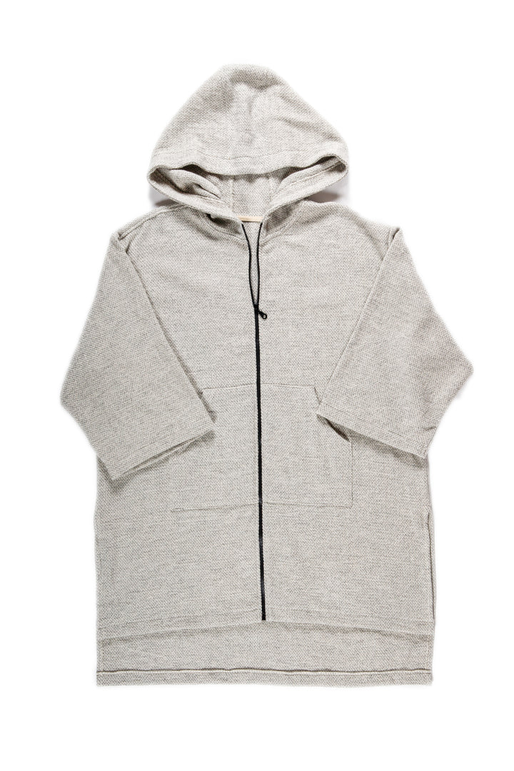 THE DOVER | Wool Blend Zip Poncho