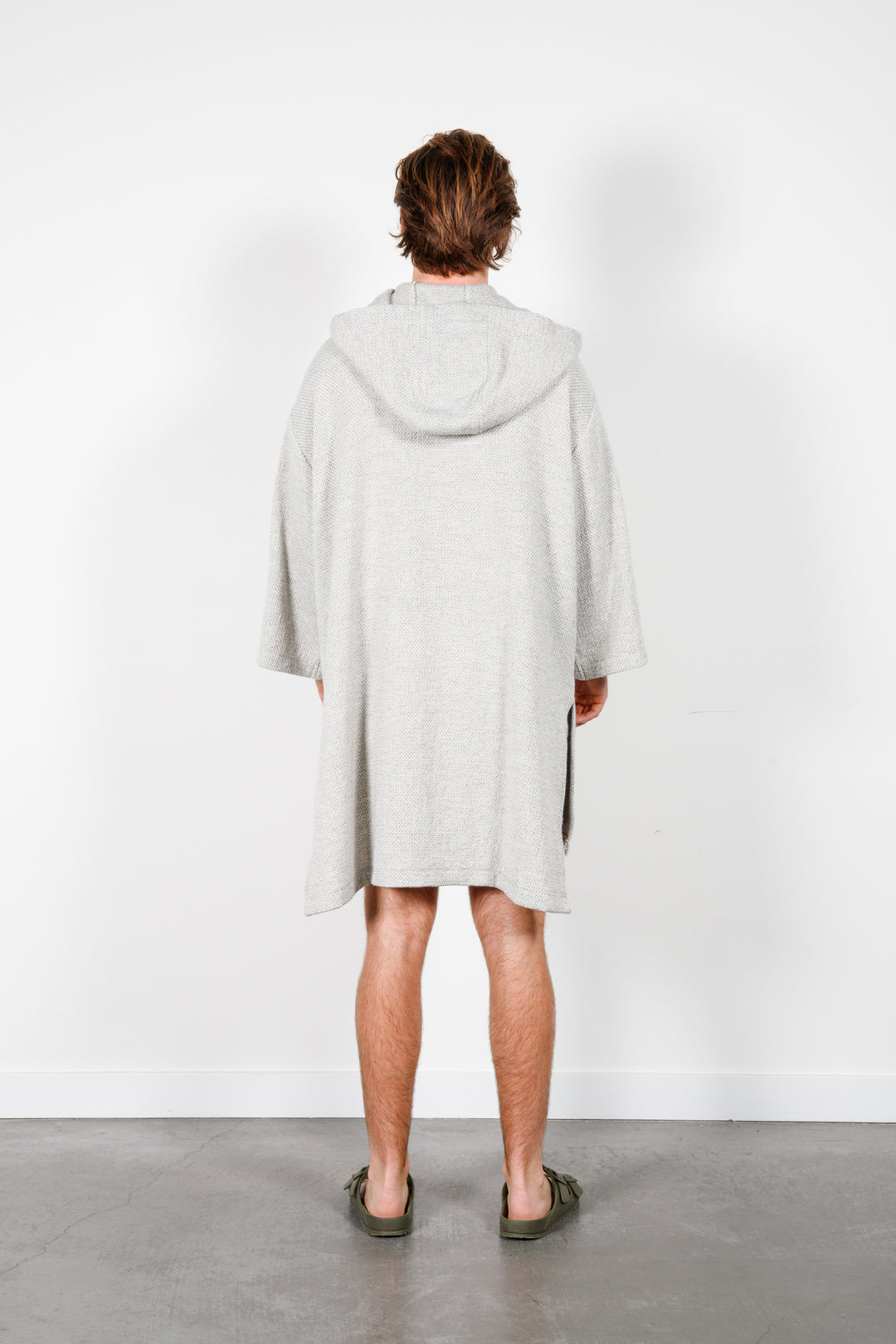 THE DOVER | Wool Blend Zip Poncho