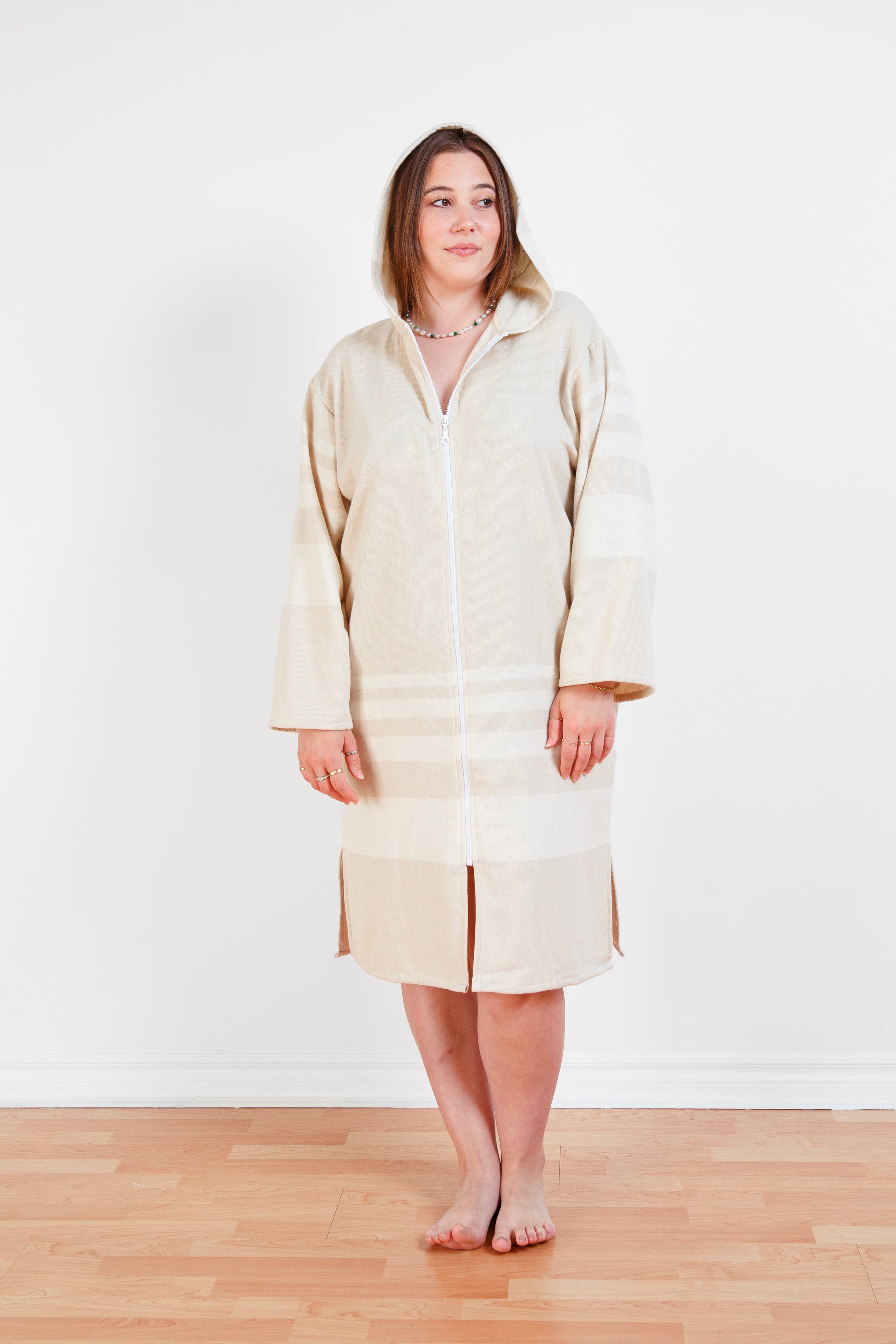 THE GALE | Unisex Terry Lined Zip Poncho – Tofino Towel Co.