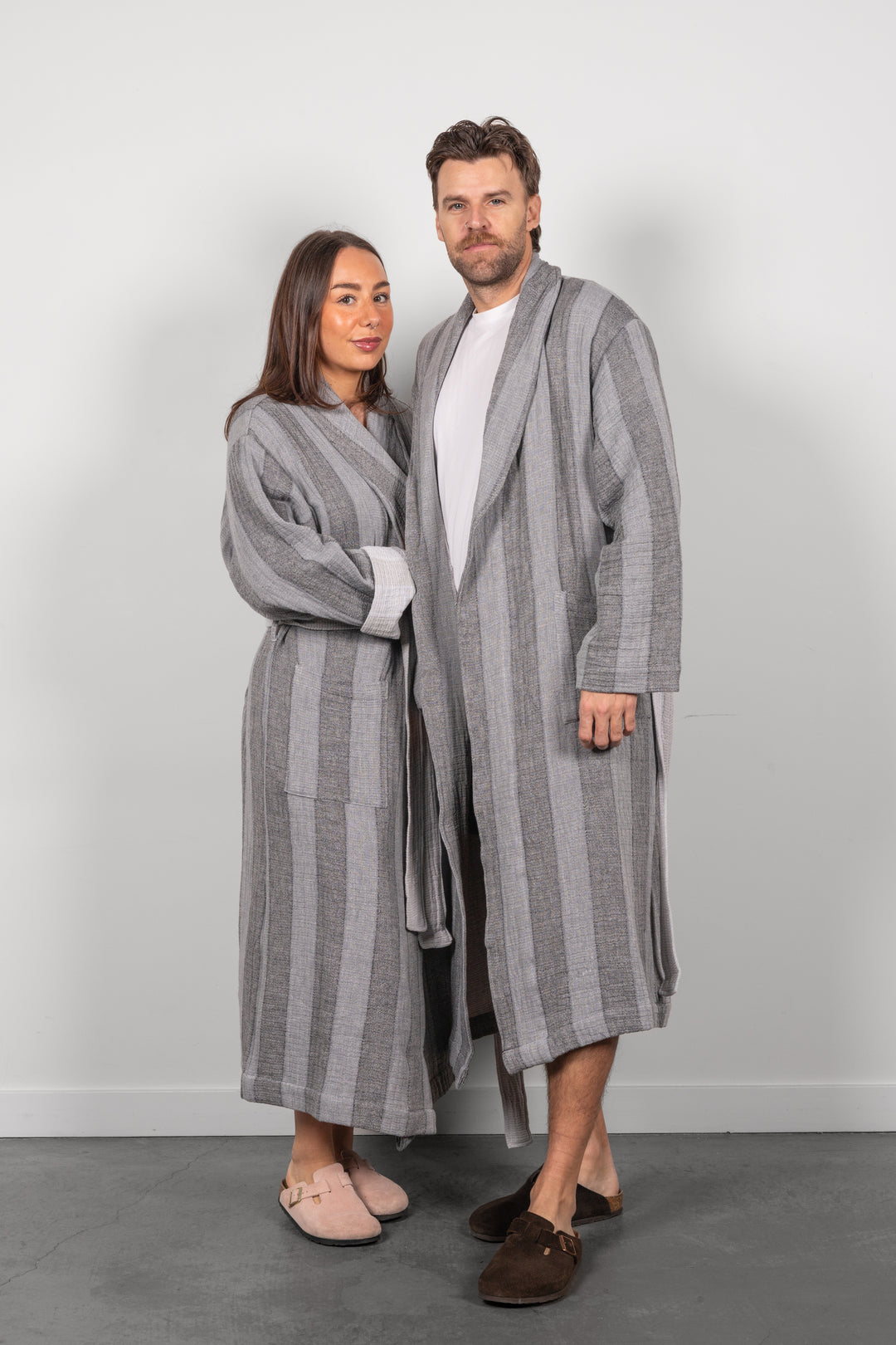 THE CASCADE | Stripe Unisex Robe