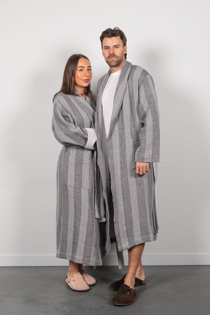 THE CASCADE | Stripe Unisex Robe