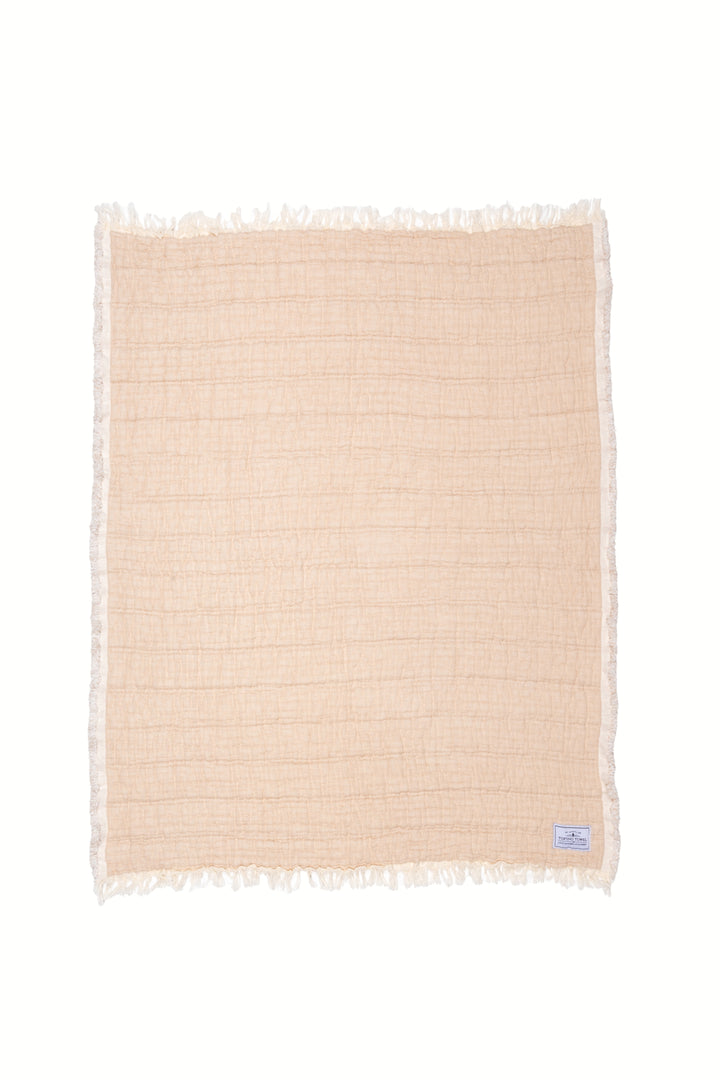 THE LOTUS | Quilted Muslin Baby Blanket