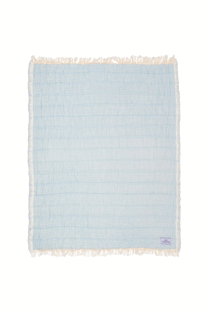 THE LOTUS | Quilted Muslin Baby Blanket