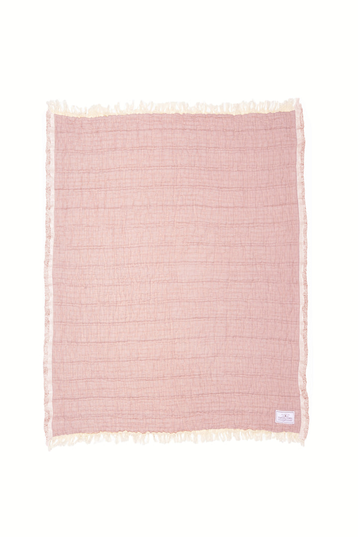 THE LOTUS | Quilted Muslin Baby Blanket