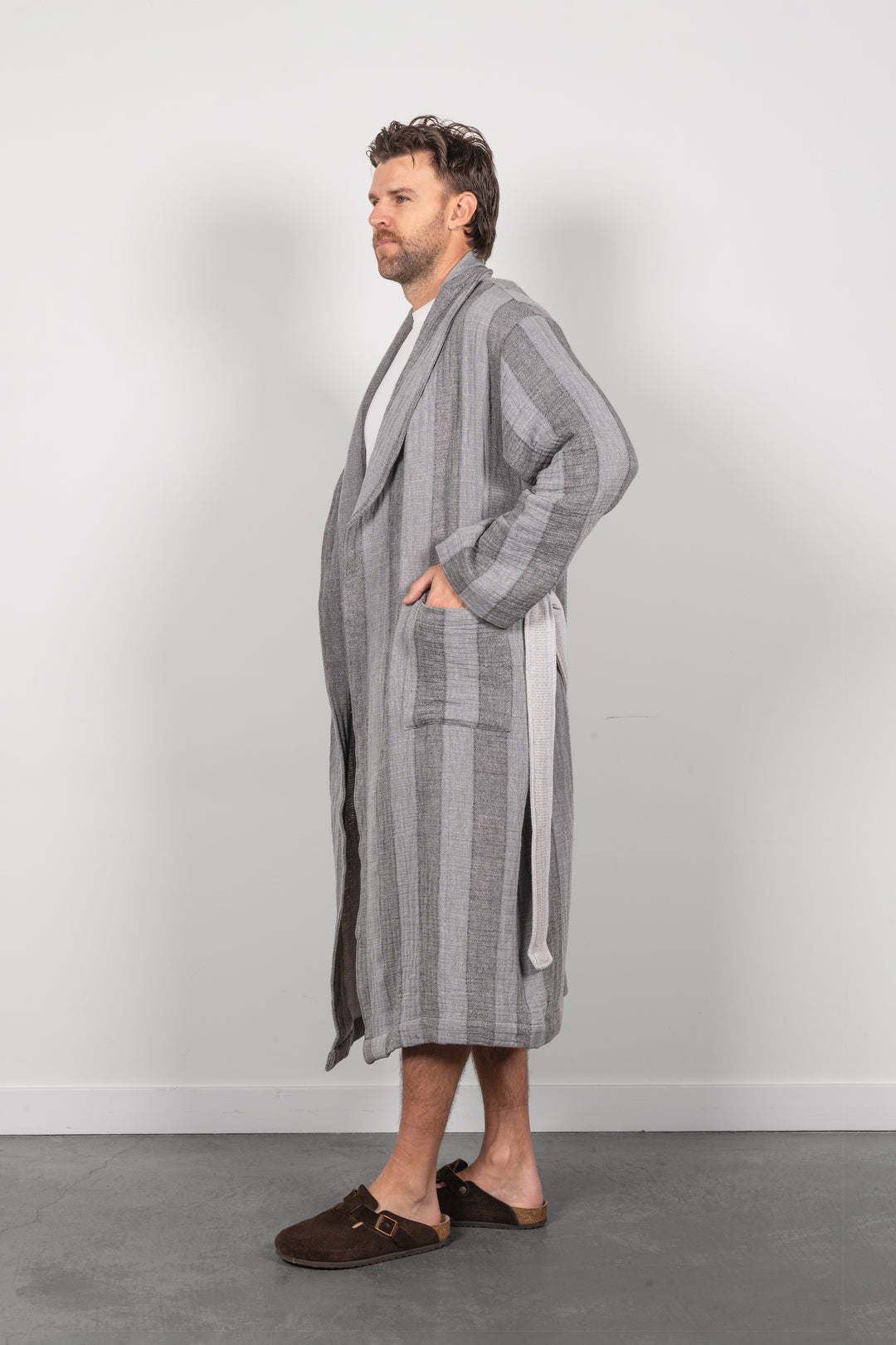 THE CASCADE | Stripe Unisex Robe