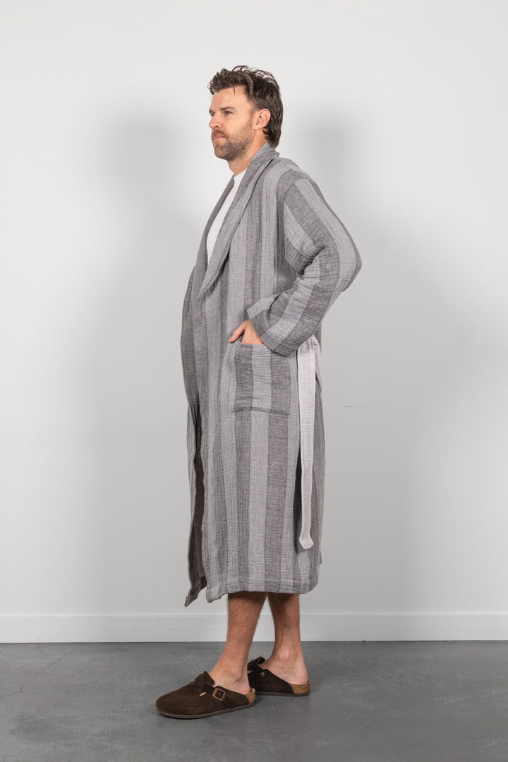 THE CASCADE | Stripe Unisex Robe