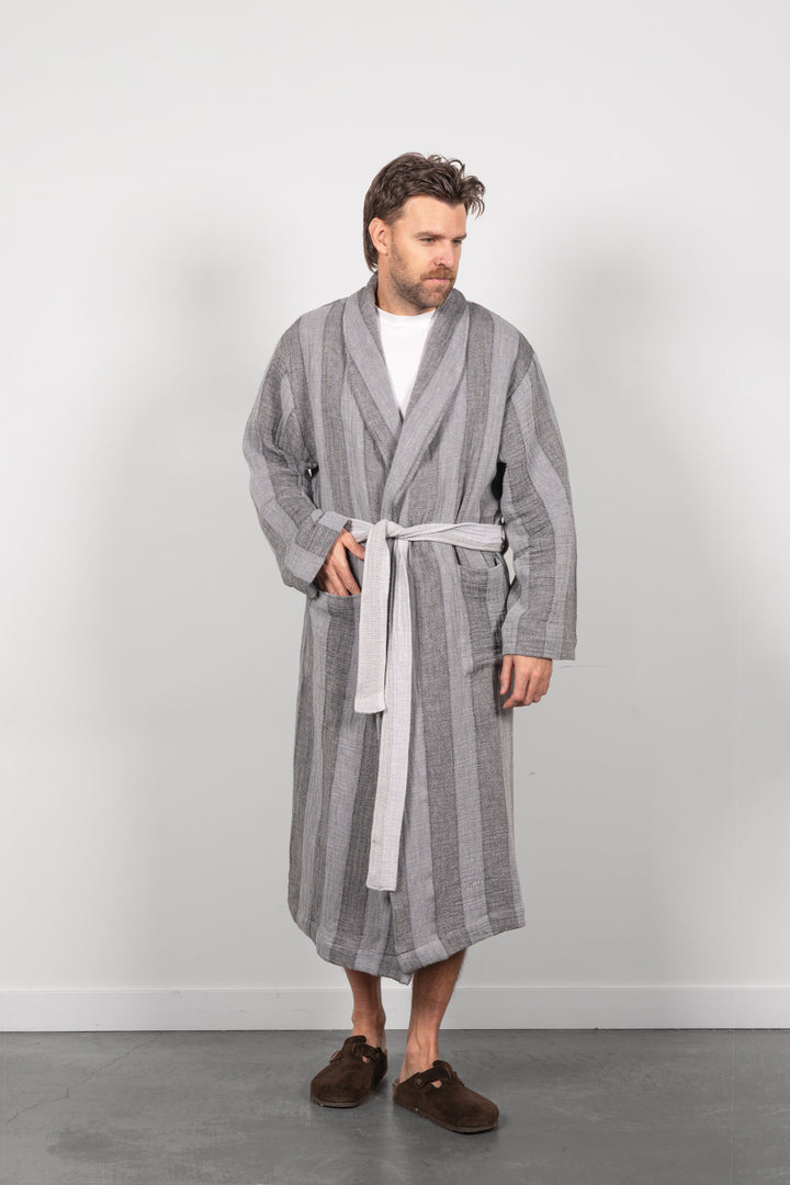 THE CASCADE | Stripe Unisex Robe