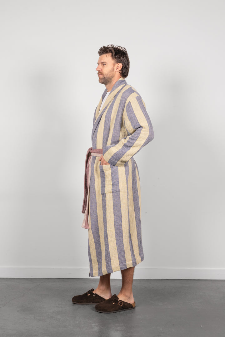 THE CASCADE | Stripe Unisex Robe