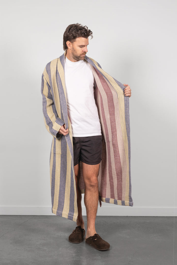 THE CASCADE | Stripe Unisex Robe