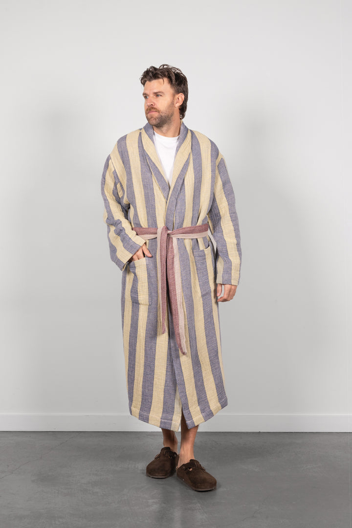 THE CASCADE | Stripe Unisex Robe