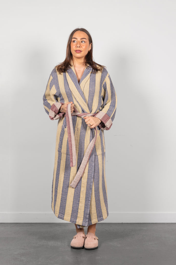 THE CASCADE | Stripe Unisex Robe