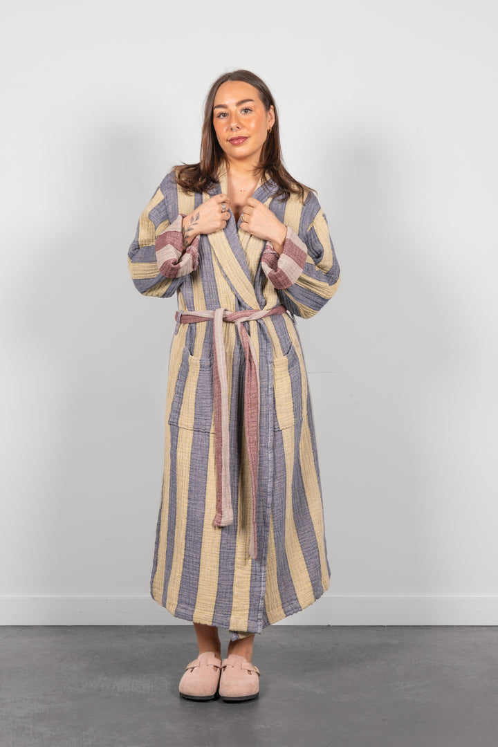 THE CASCADE | Stripe Unisex Robe