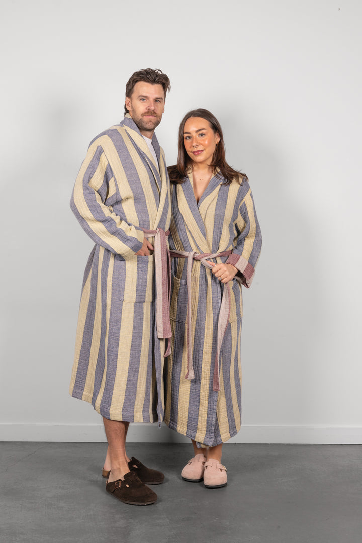 THE CASCADE | Stripe Unisex Robe
