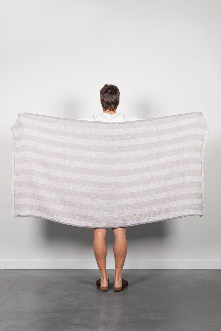 THE CASCADE | Reversible Stripe Towel