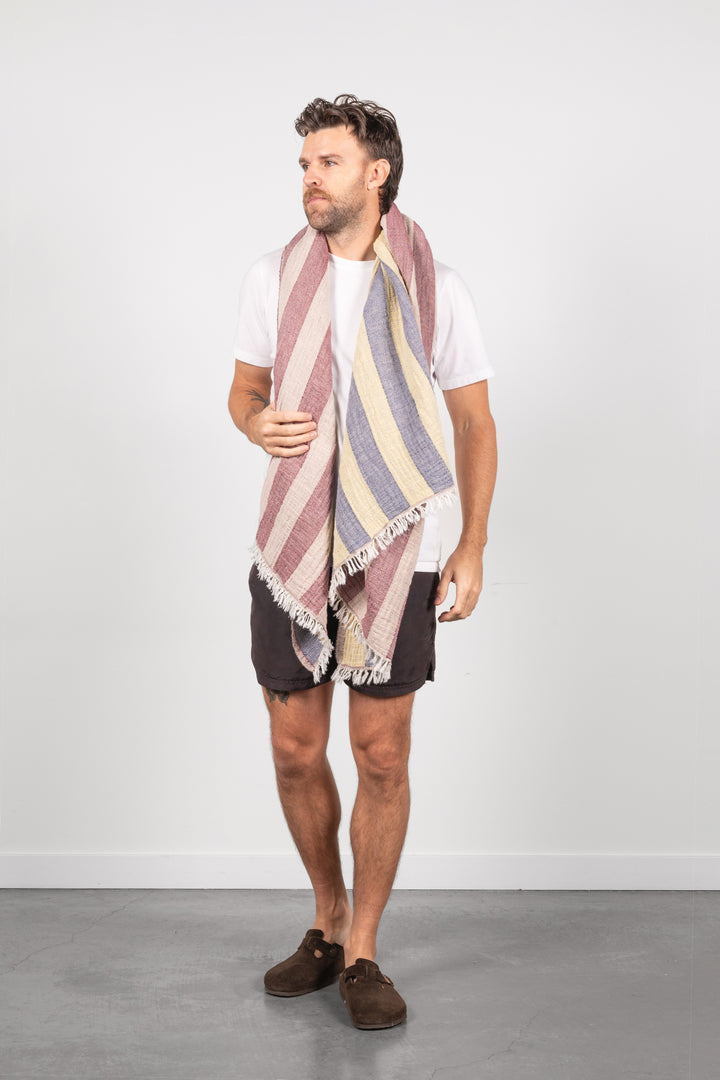 THE CASCADE | Reversible Stripe Towel