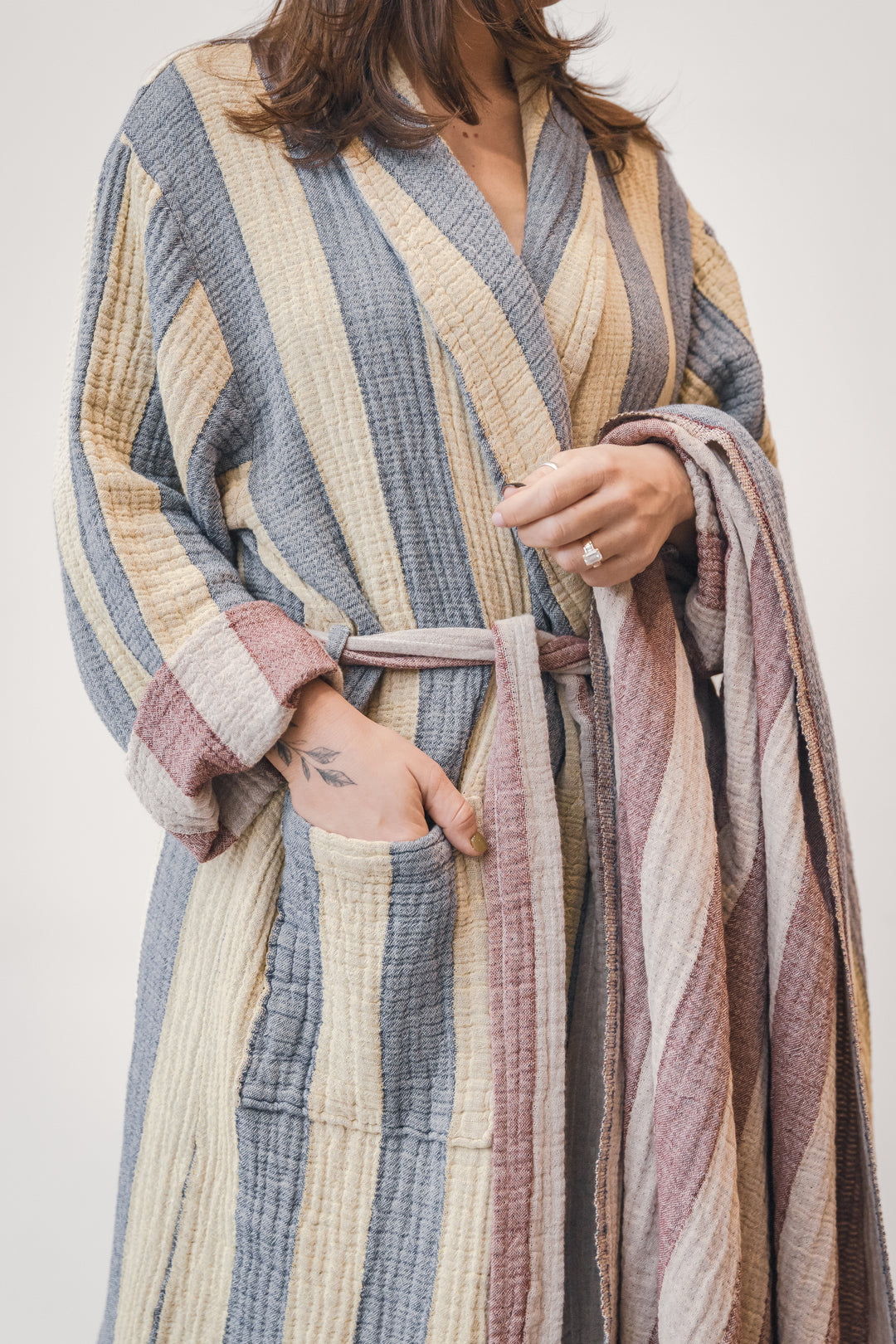 THE CASCADE | Reversible Stripe Towel