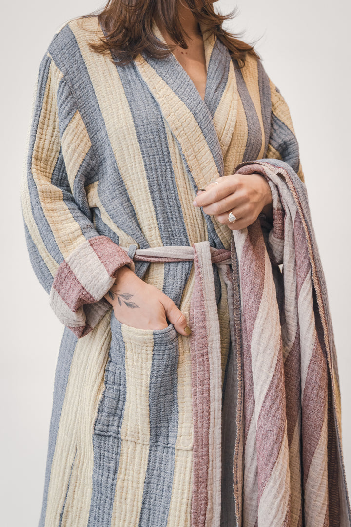 THE CASCADE | Reversible Stripe Towel