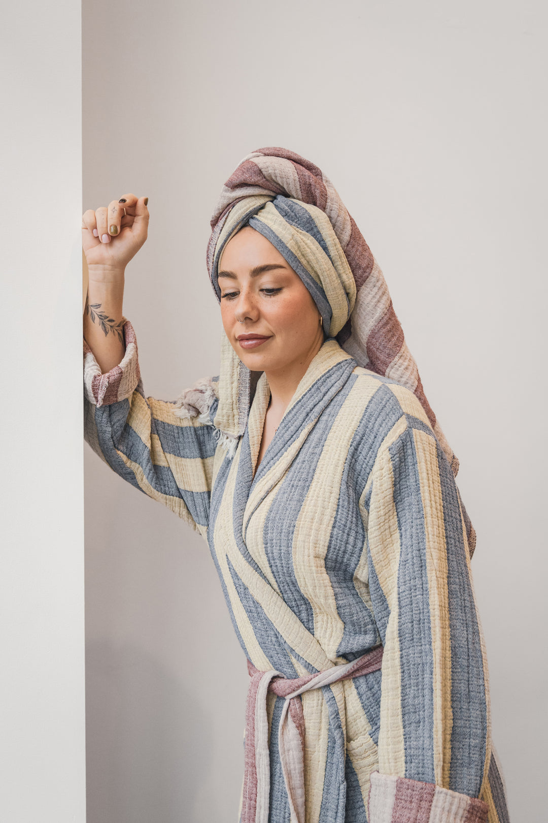 THE CASCADE | Reversible Stripe Towel