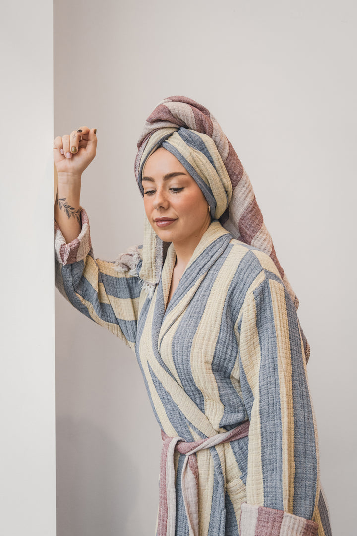 THE CASCADE | Reversible Stripe Towel