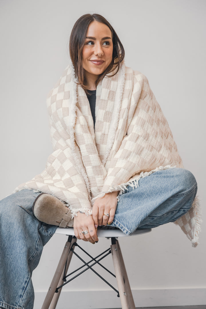 THE CHECK | Quilted Throw