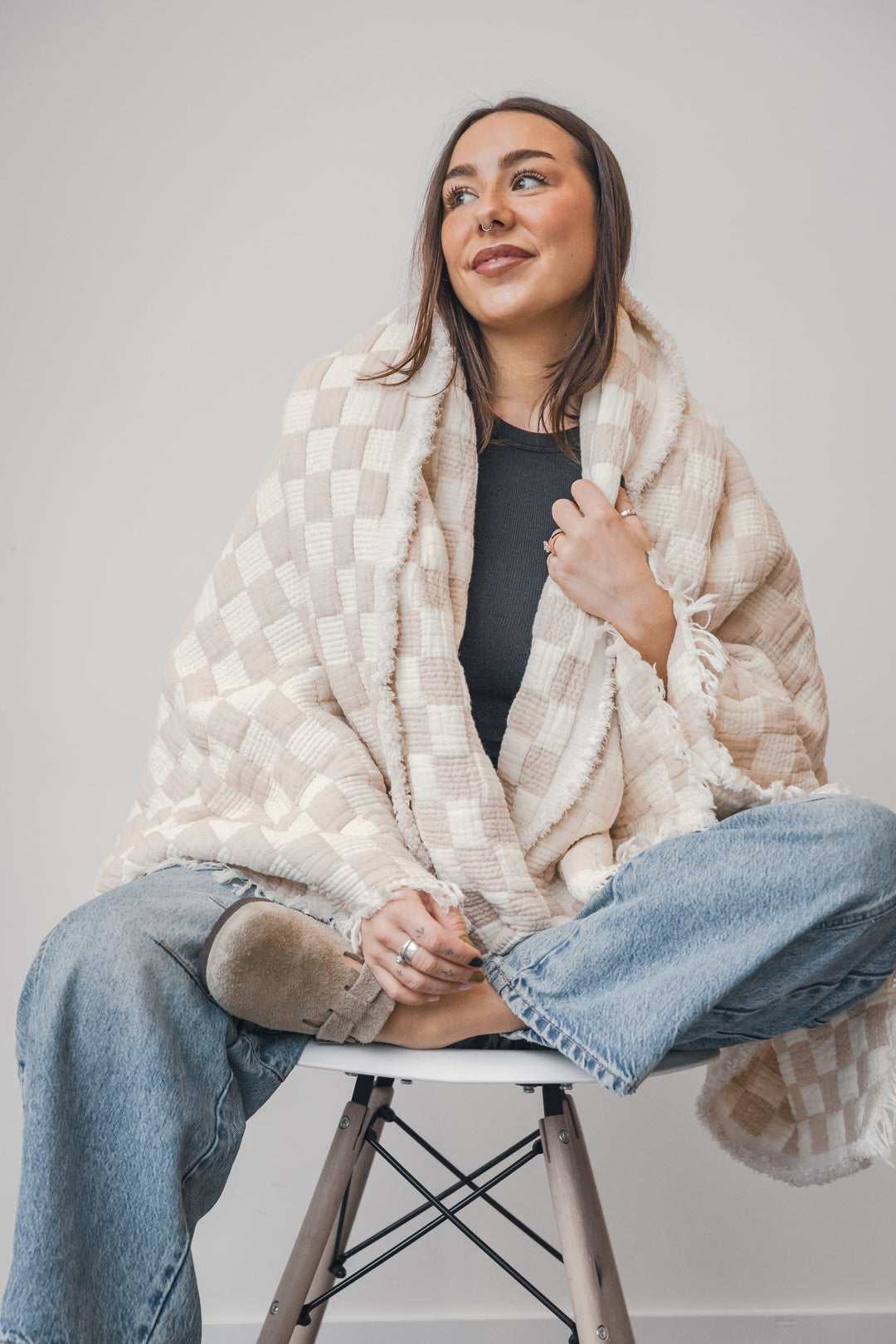 THE CHECK | Quilted Throw