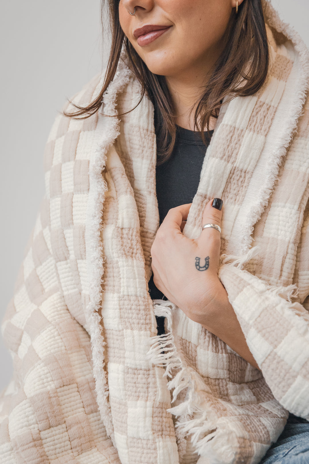 THE CHECK | Quilted Throw