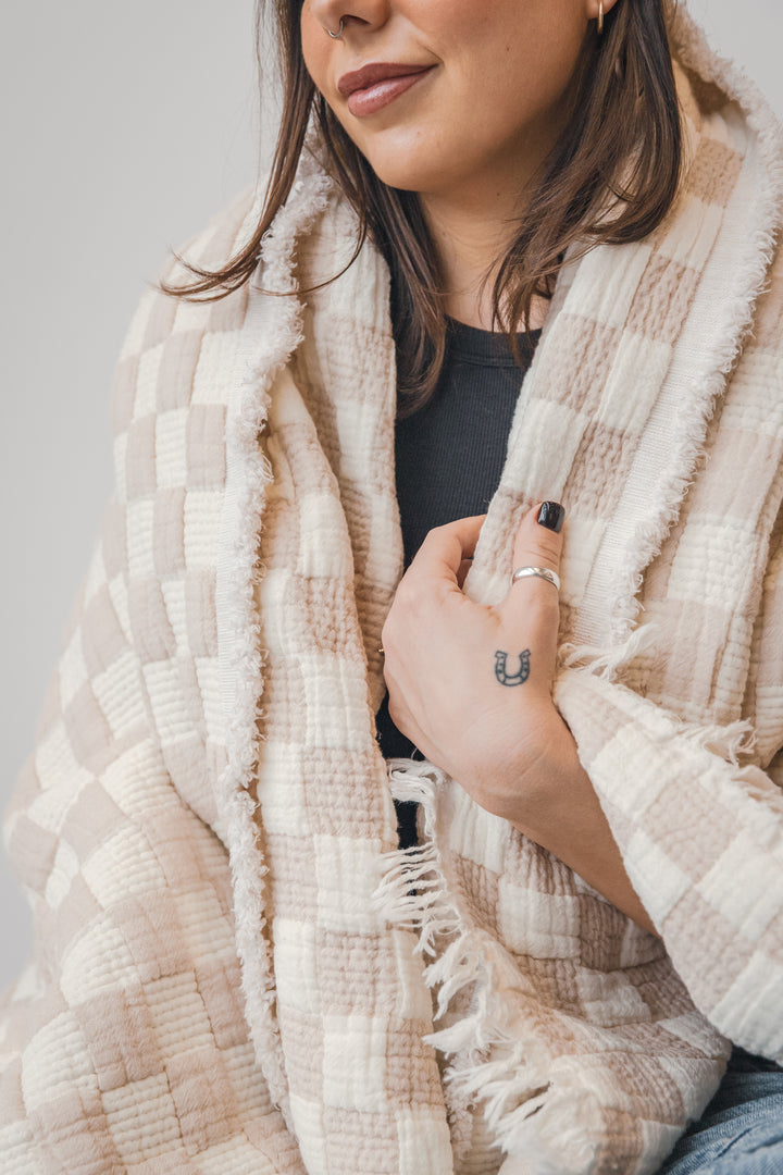 THE CHECK | Quilted Throw
